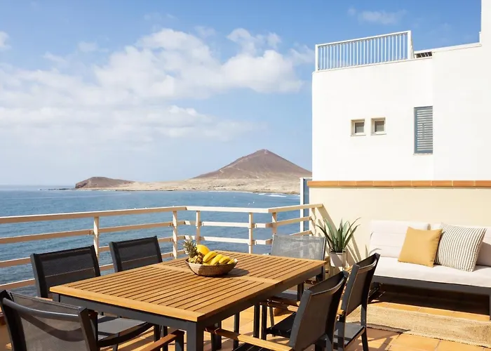 Medano Seaview Penthouse Casa Corina Iii Lägenhet El Médano